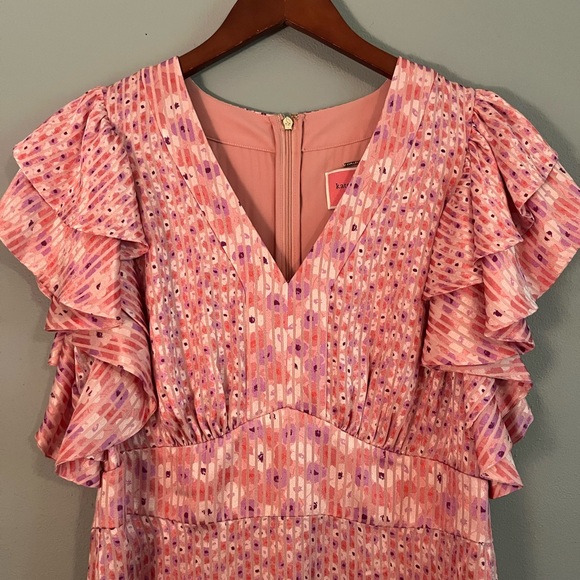 Gorgeous Summer NWT lined Kate Spade “poppy field devore dress” size 12 - Picture 2 of 11